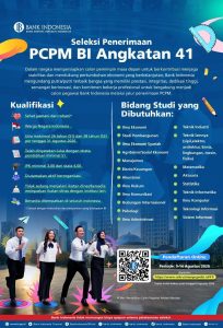 Seleksi Penerimaan PCPM Bank Indonesia Angkatan 41
